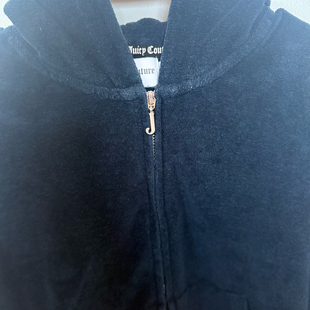 Juicy Couture Terry Logo Jacket in Regal Blue - Picture 3 of 6